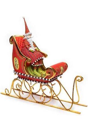 Shop For Patience Brewster Dash Away Sitting Santa & Sleigh Figure Set