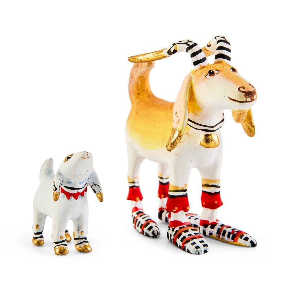 Patience Brewster Mini Nativity Nathan & Noel Goat Figures