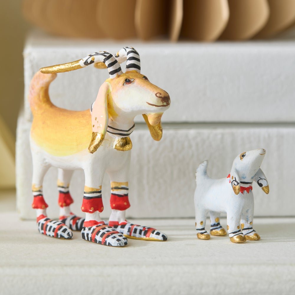 Patience Brewster Mini Nativity Nathan & Noel Goat Figures