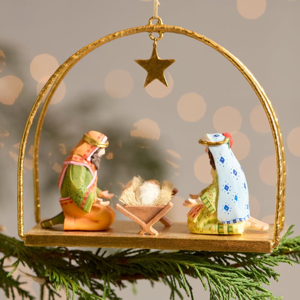 Patience Brewster Nativity Holy Family Ornament