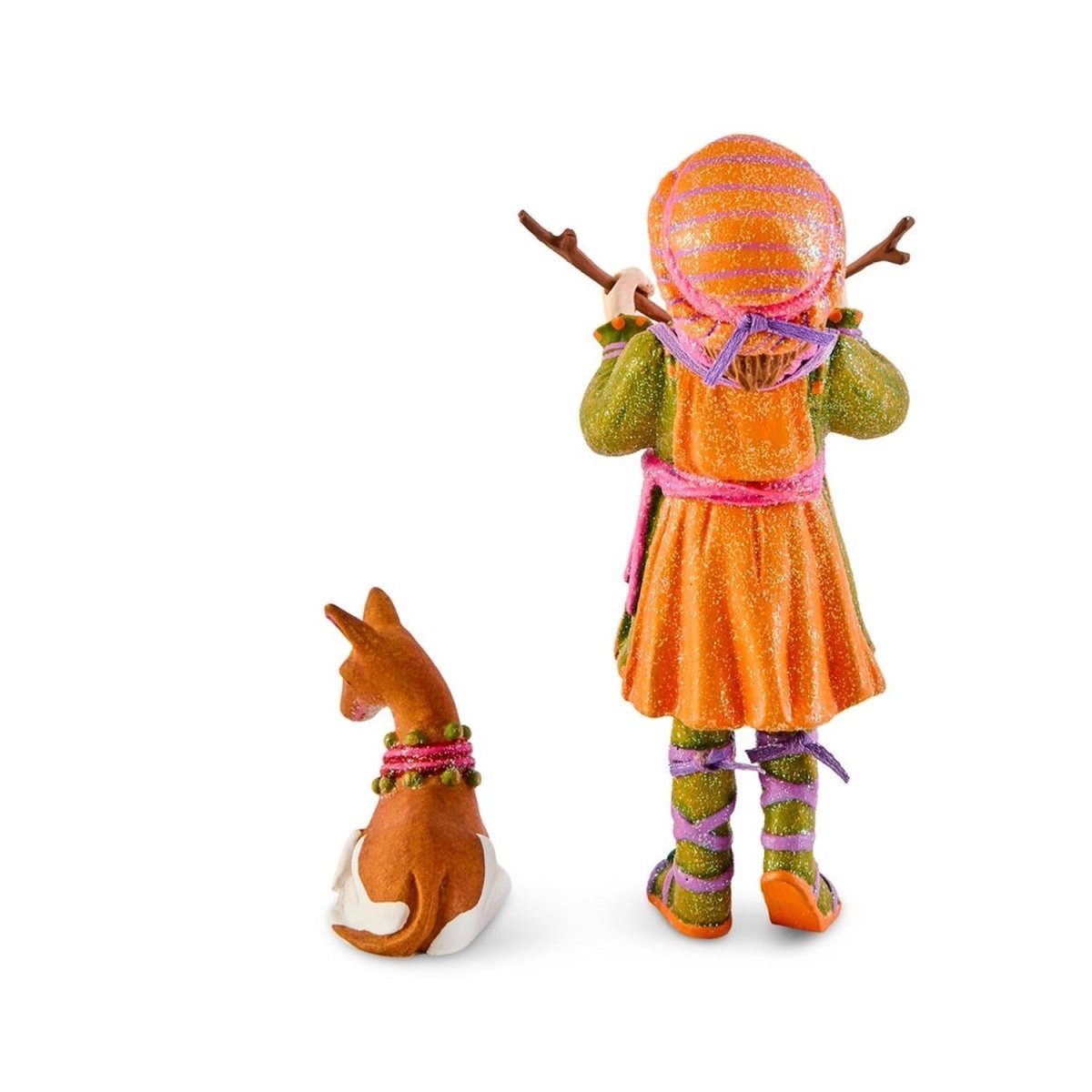 Patience Brewster Nativity Little Drummer Boy & Dog Figures