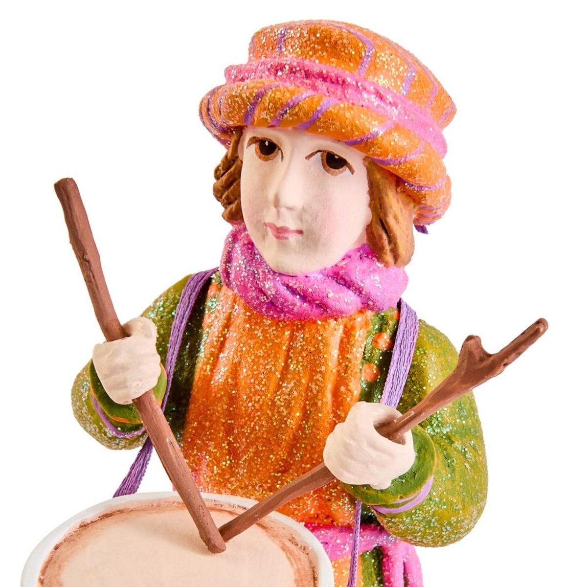 Patience Brewster Nativity Little Drummer Boy & Dog Figures