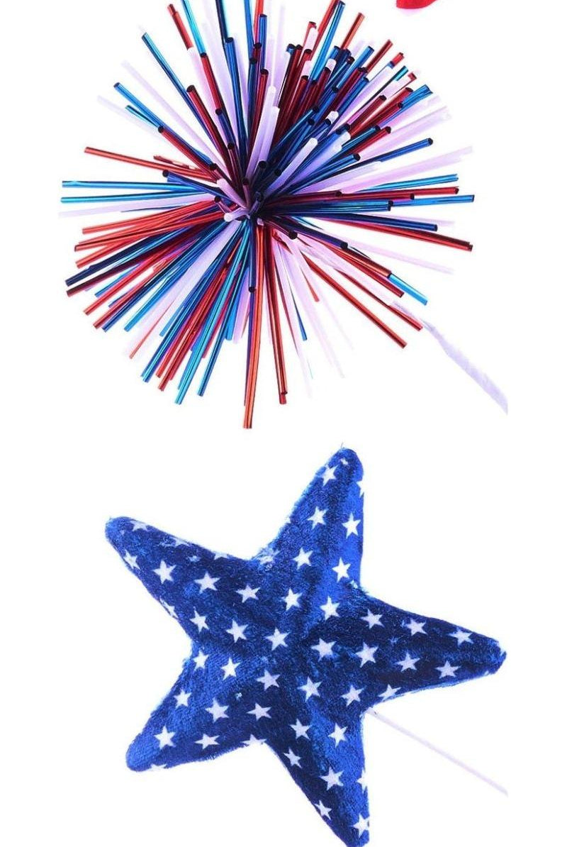Shop For Patriotic Fabric Stars Starburst Spray HJ1098