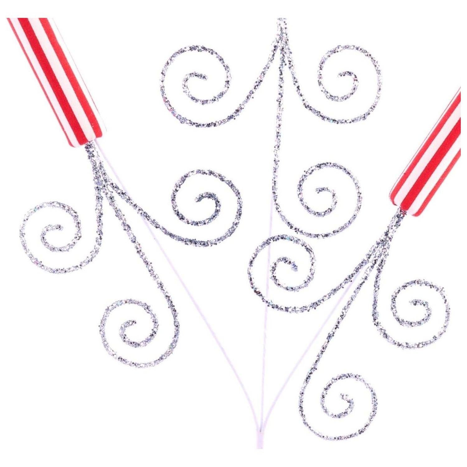 26" Patriotic Lit Firecracker Spray