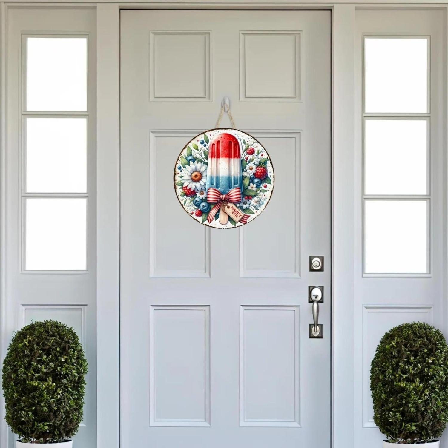 Patriotic Popsicle Summer Sign
