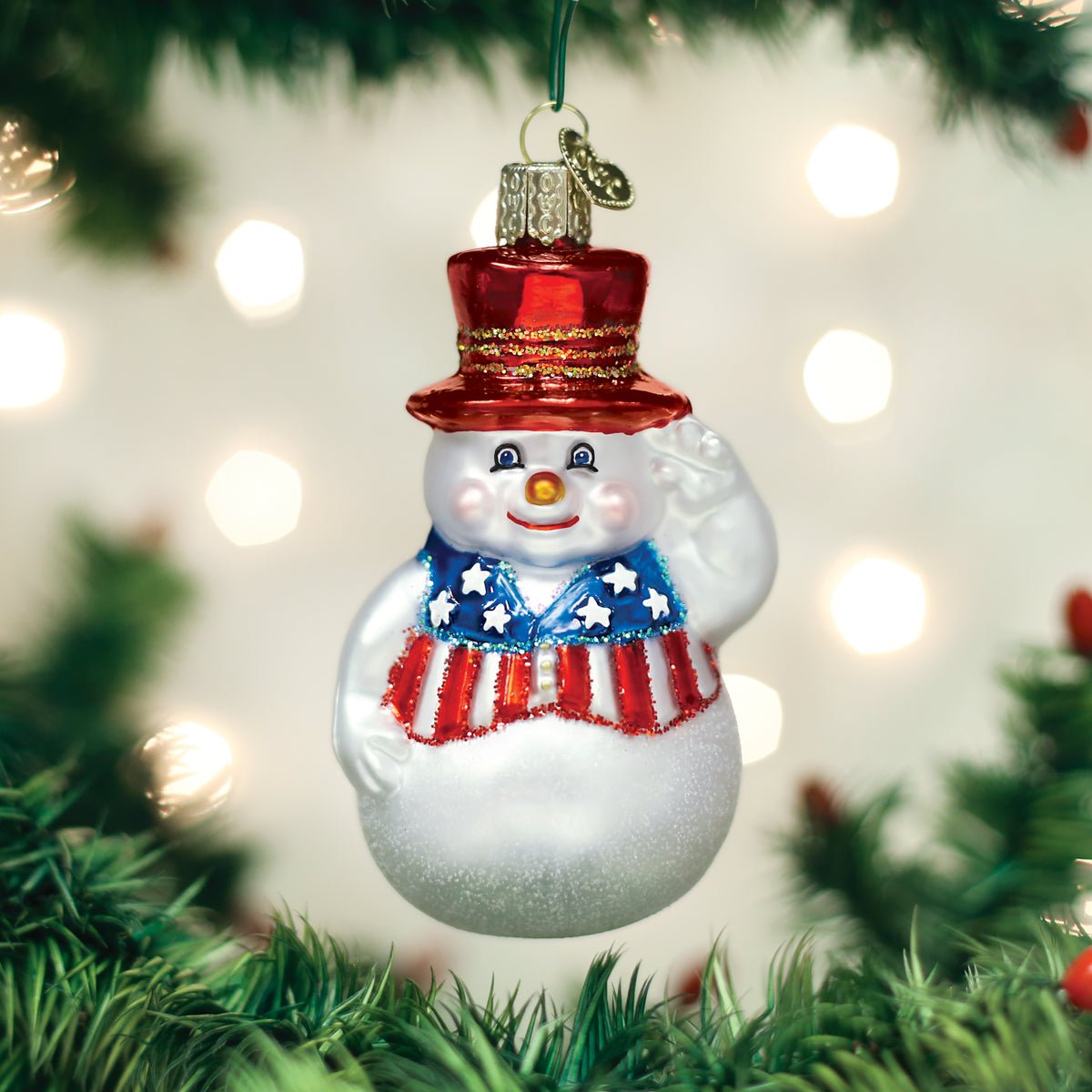 Shop For Patriotic Snowman Ornament