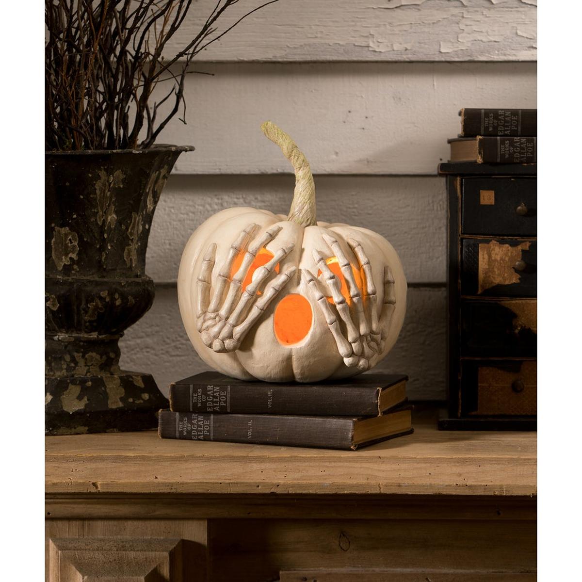 Shop For Peek - a - Boo Pumpkin White