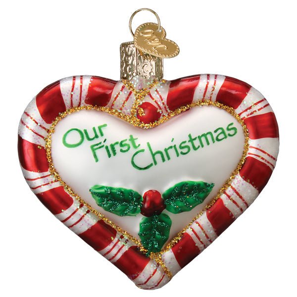 Shop For Peppermint Heart Ornament