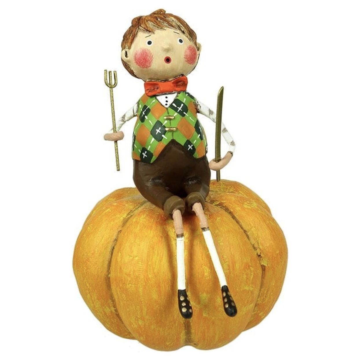 Shop For Peter & Prissy Pumpkin Eater Figurines Set of 2