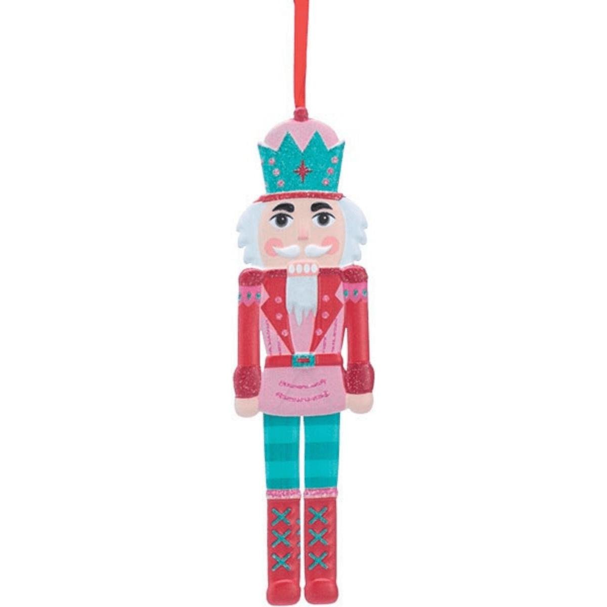 Shop For Pink and Red Tin Nutcracker Ornament