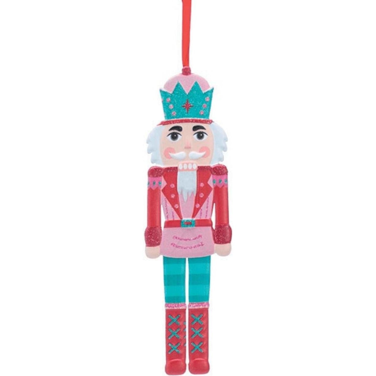 Shop For Pink and Red Tin Nutcracker Ornament