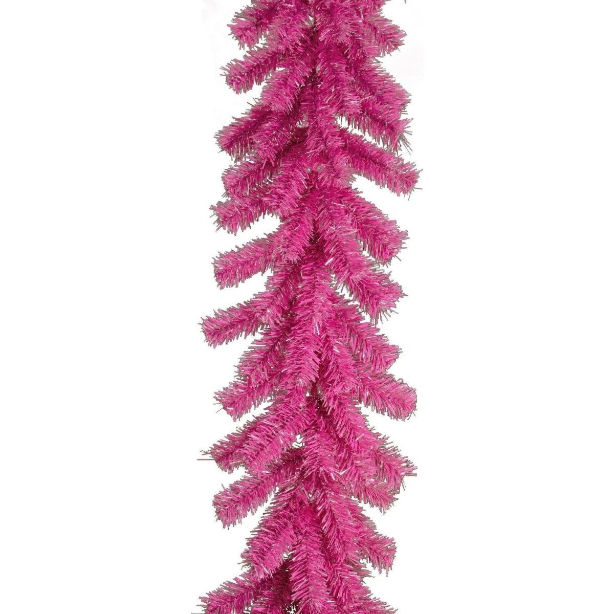 Shop For Pink and Silver Christmas Garland at Michelle's aDOORable Creations