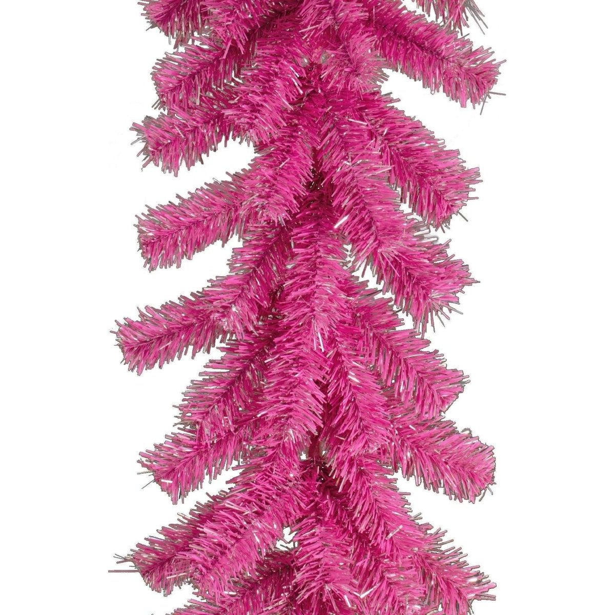 Shop For Pink and Silver Christmas Garland at Michelle's aDOORable Creations