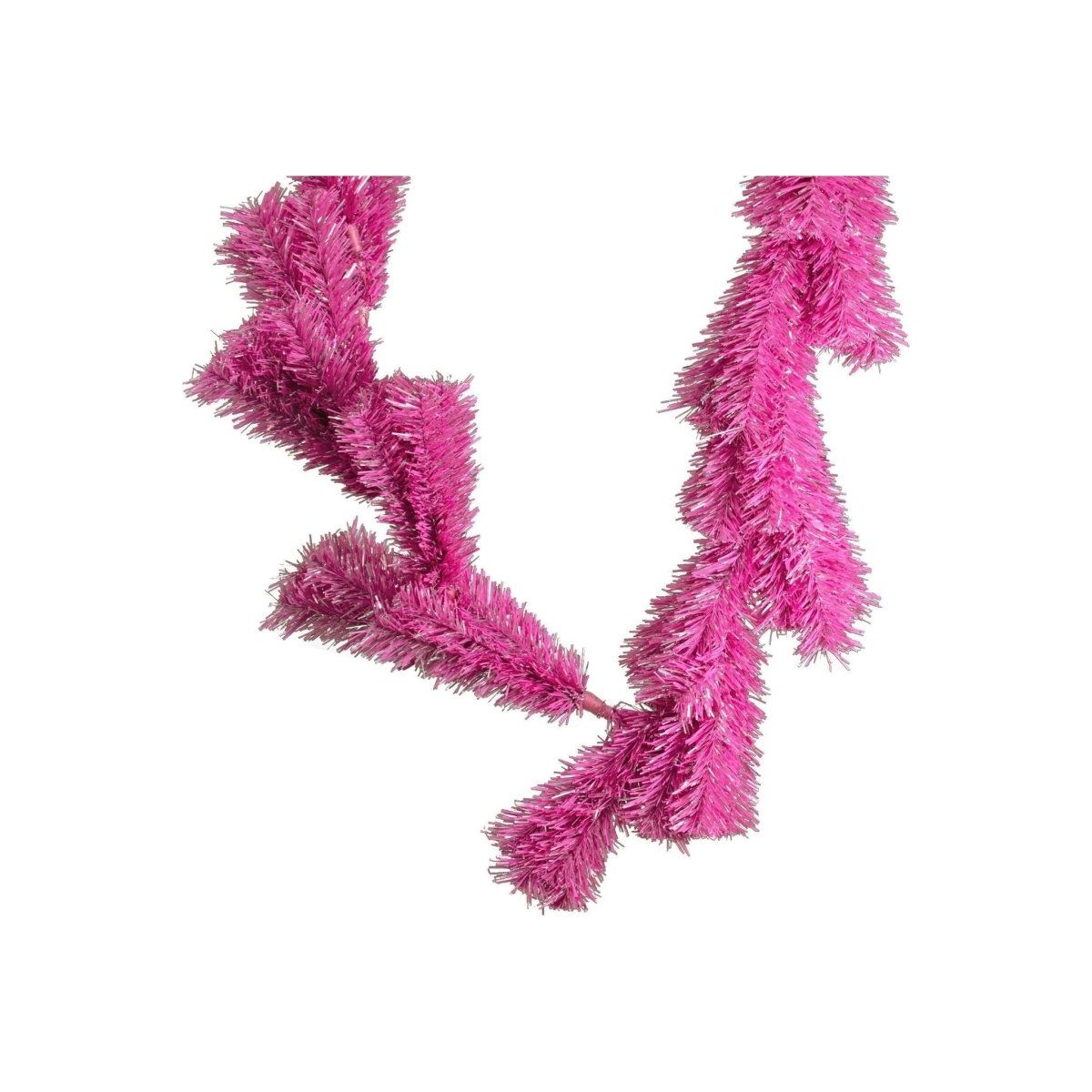 Shop For Pink and Silver Christmas Garland at Michelle's aDOORable Creations