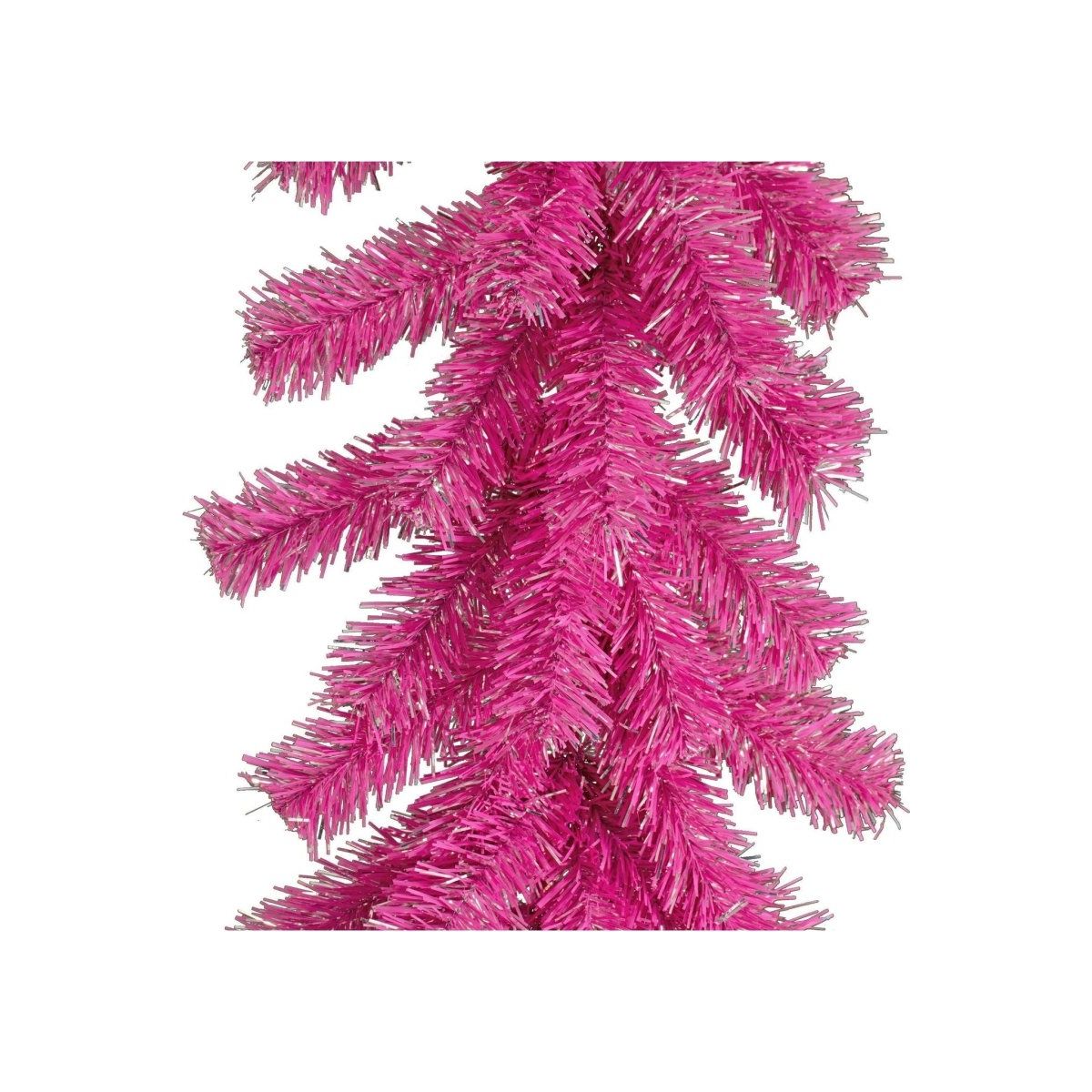 Shop For Pink and Silver Christmas Garland at Michelle's aDOORable Creations