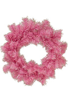 Shop For Pink and Silver Tinsel Christmas Wreaths