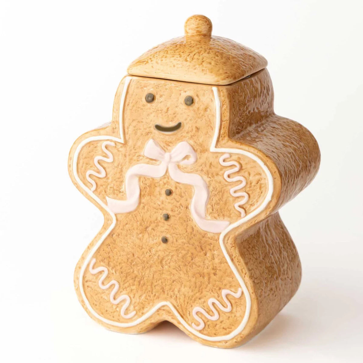 Shop For Pink Bow Gingerbread Cookie Jar