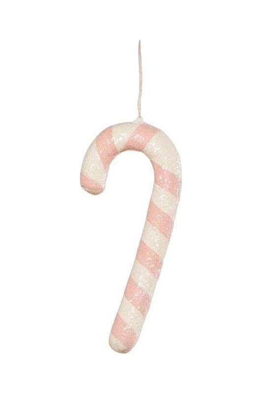 Shop For Pink Candy Cane Ornament at Michelle's aDOORable Creations