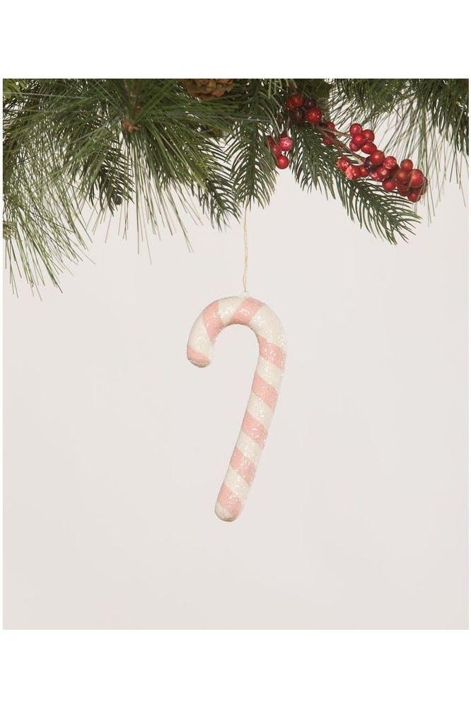 Shop For Pink Candy Cane Ornament at Michelle's aDOORable Creations