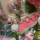 Shop For Pink Crystal Circle Christmas Garland, 36"
