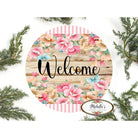 Shop For Pink Floral Blossom Welcome Sign