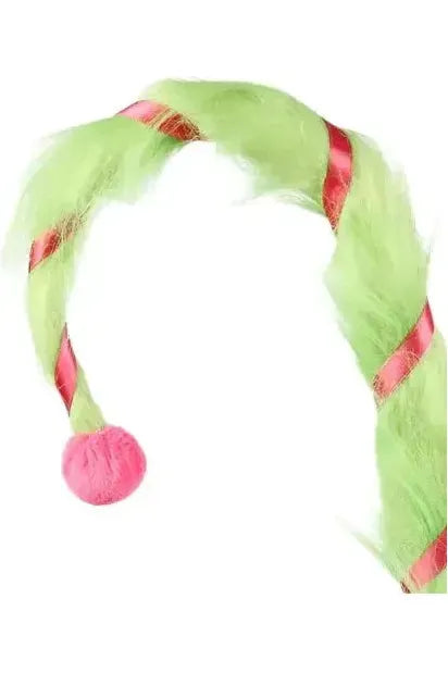 Shop For Pink Green Furry Pom Pom Floral Stem 32"