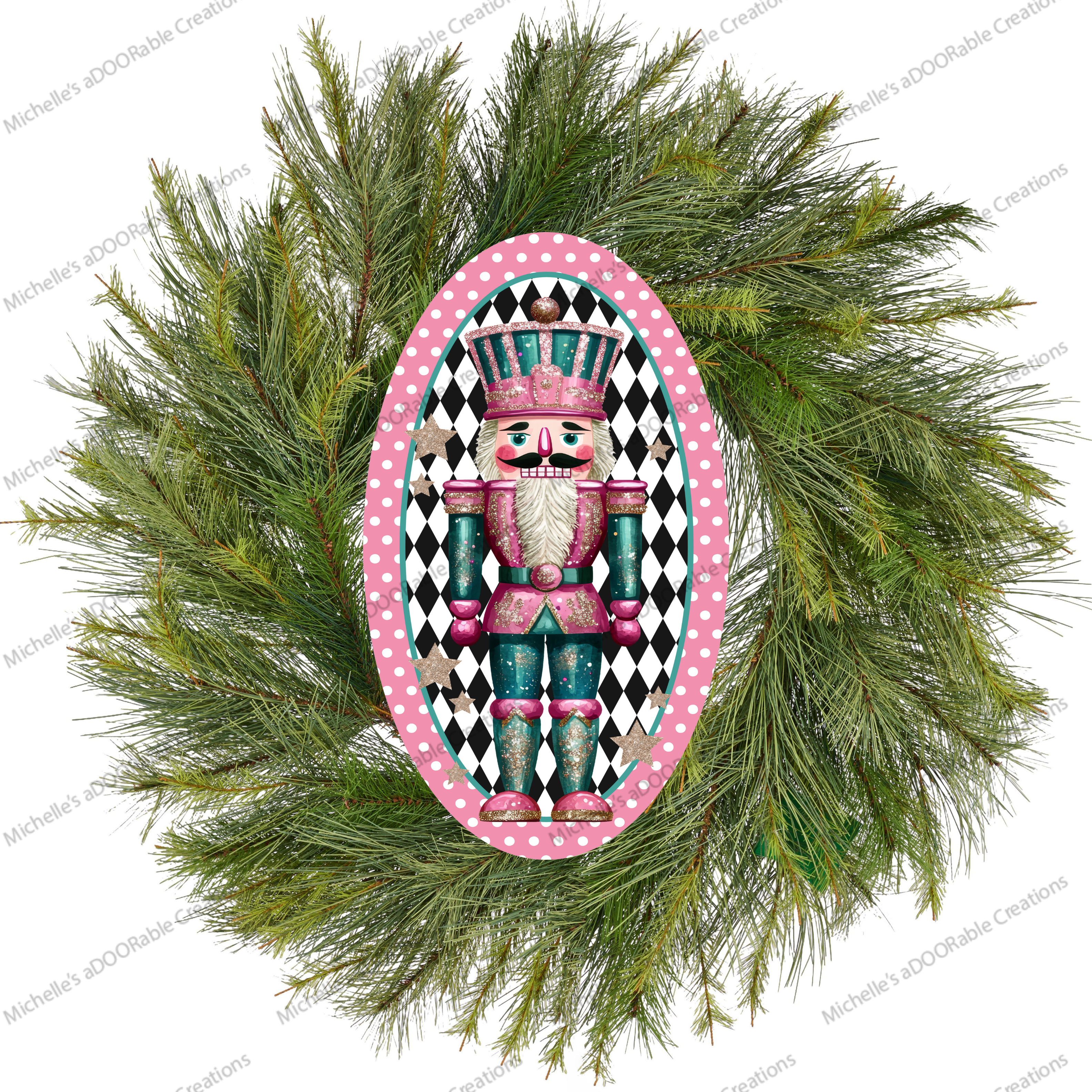 Shop For Pink Oval Nutcracker Sign