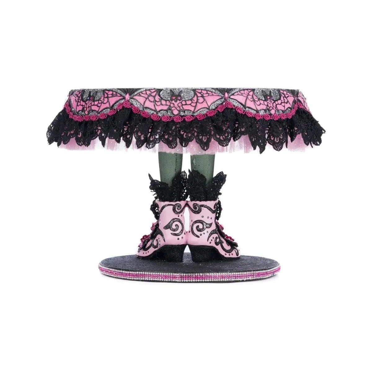 Shop For Pink Panic Possession Witch Boots Cake Plate