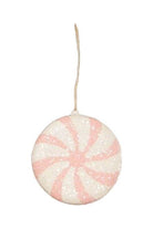 Shop For Pink Peppermint Ornament at Michelle's aDOORable Creations