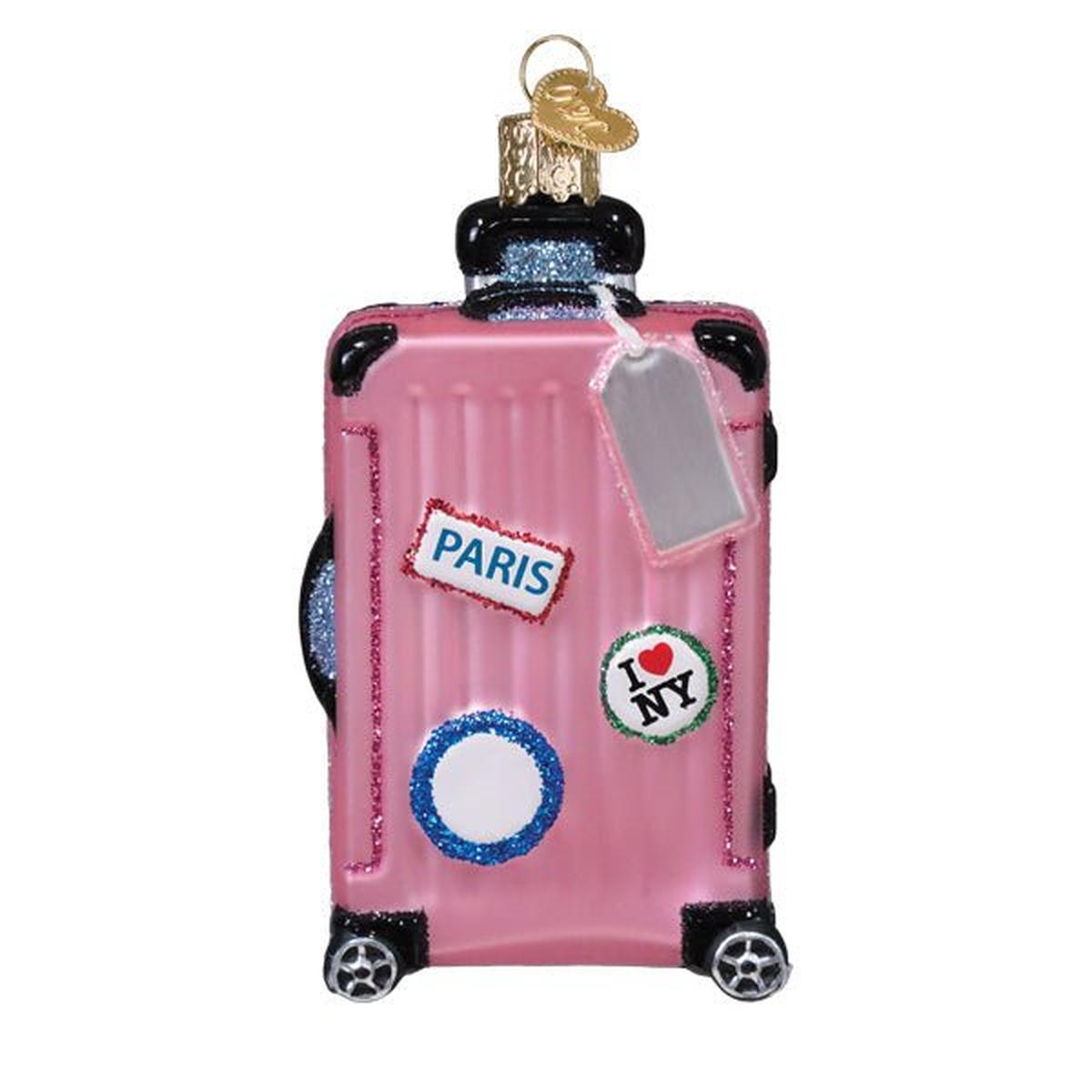 Shop For Pink Rolling Suitcase Ornament