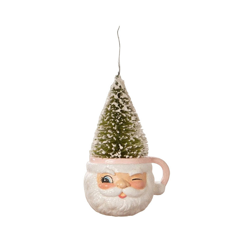 Shop For Pink Santa Mug Ornament