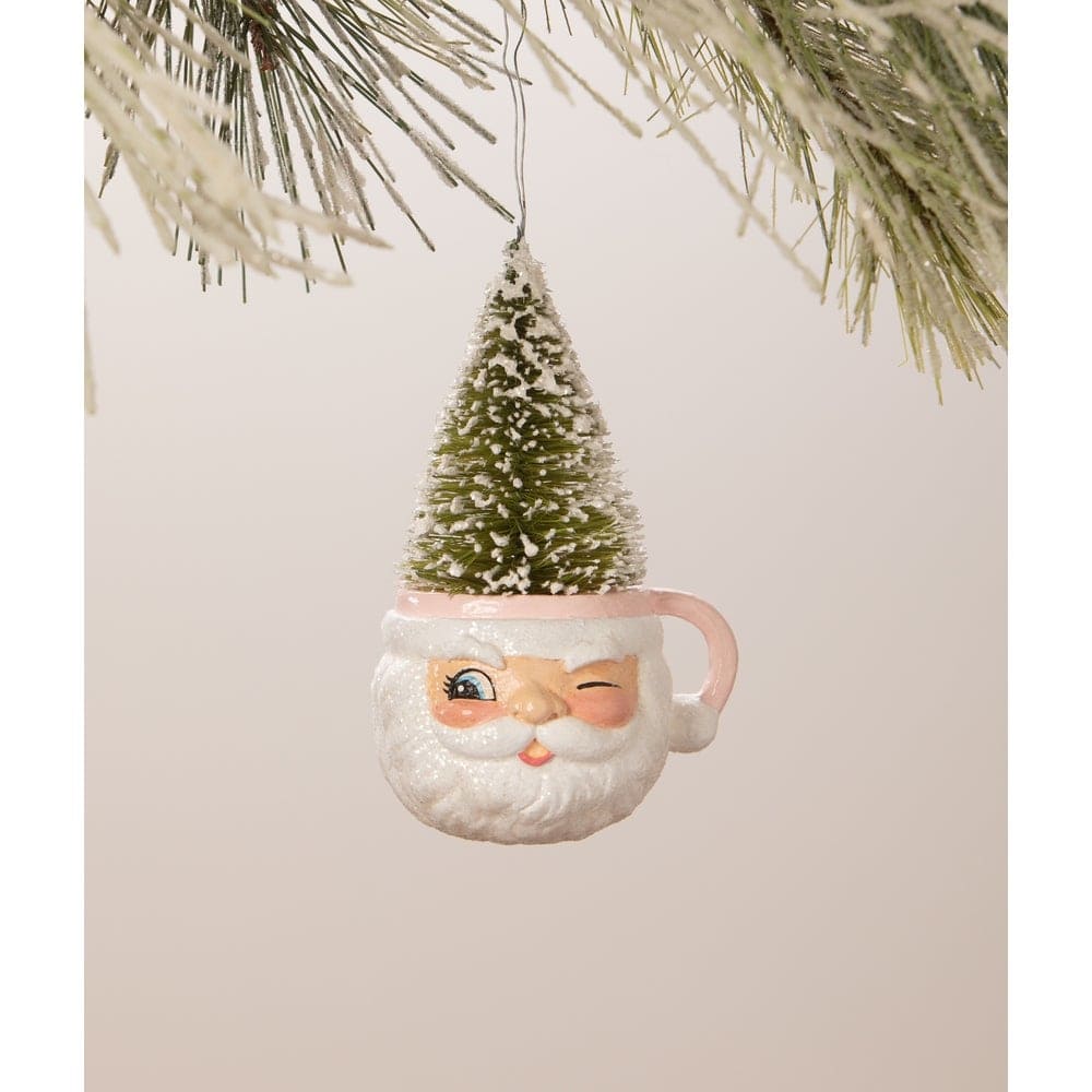 Shop For Pink Santa Mug Ornament