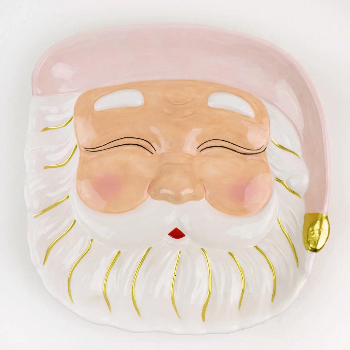 Shop For Pink Santa Platter
