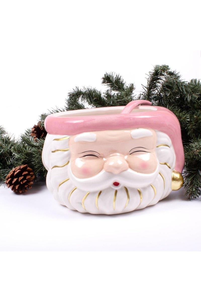 Shop For Pink Santa Punch Bowl & Ladle