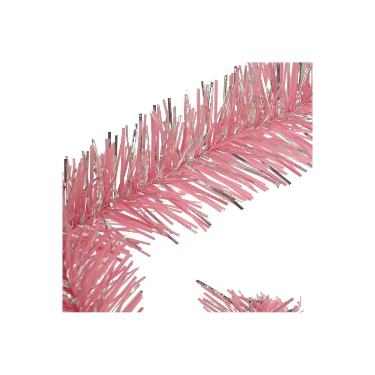 Shop For Pink & Silver Tinsel Garland at Michelle's aDOORable Creations