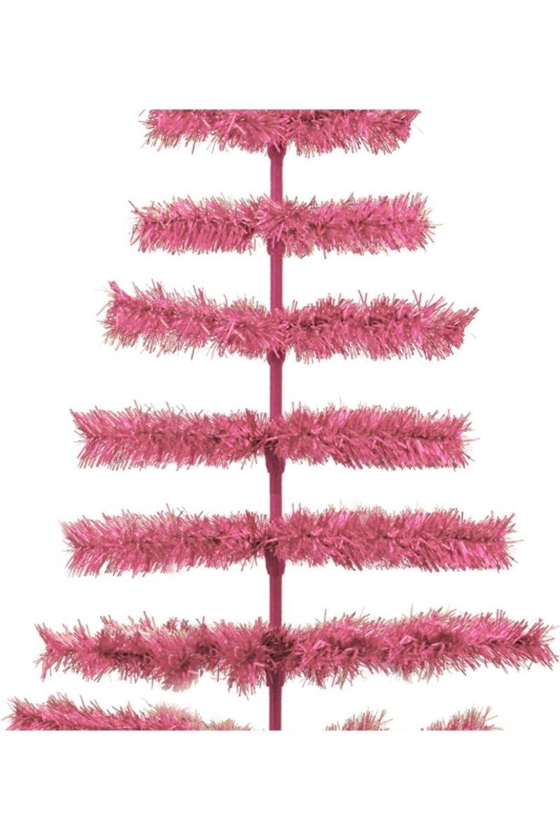 Shop For Pink Tinsel Christmas Tree