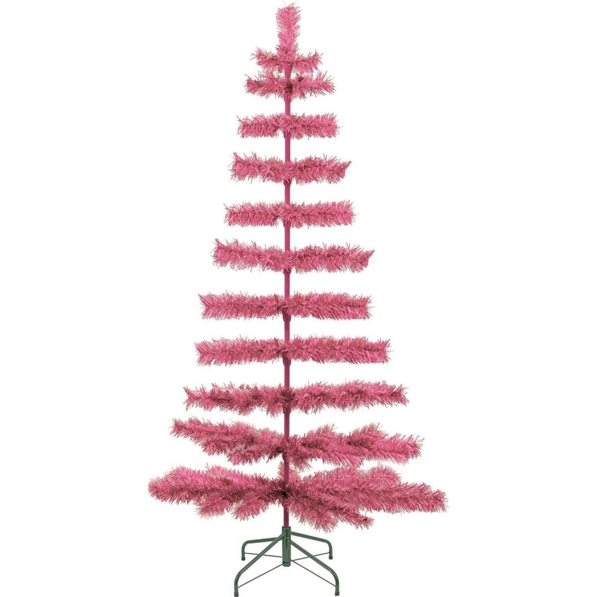 Shop For Pink Tinsel Christmas Tree