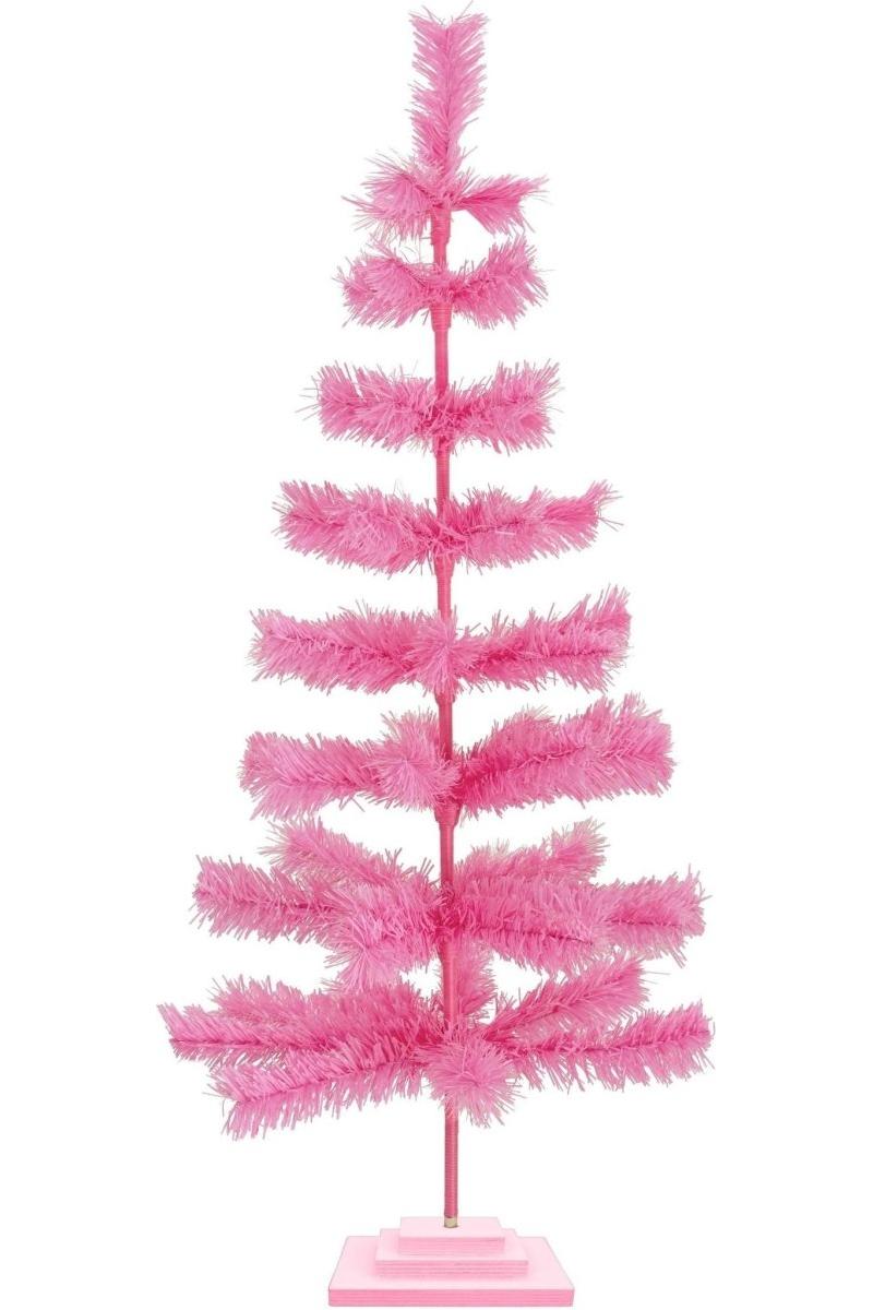 Shop For Pink Tinsel Christmas Tree