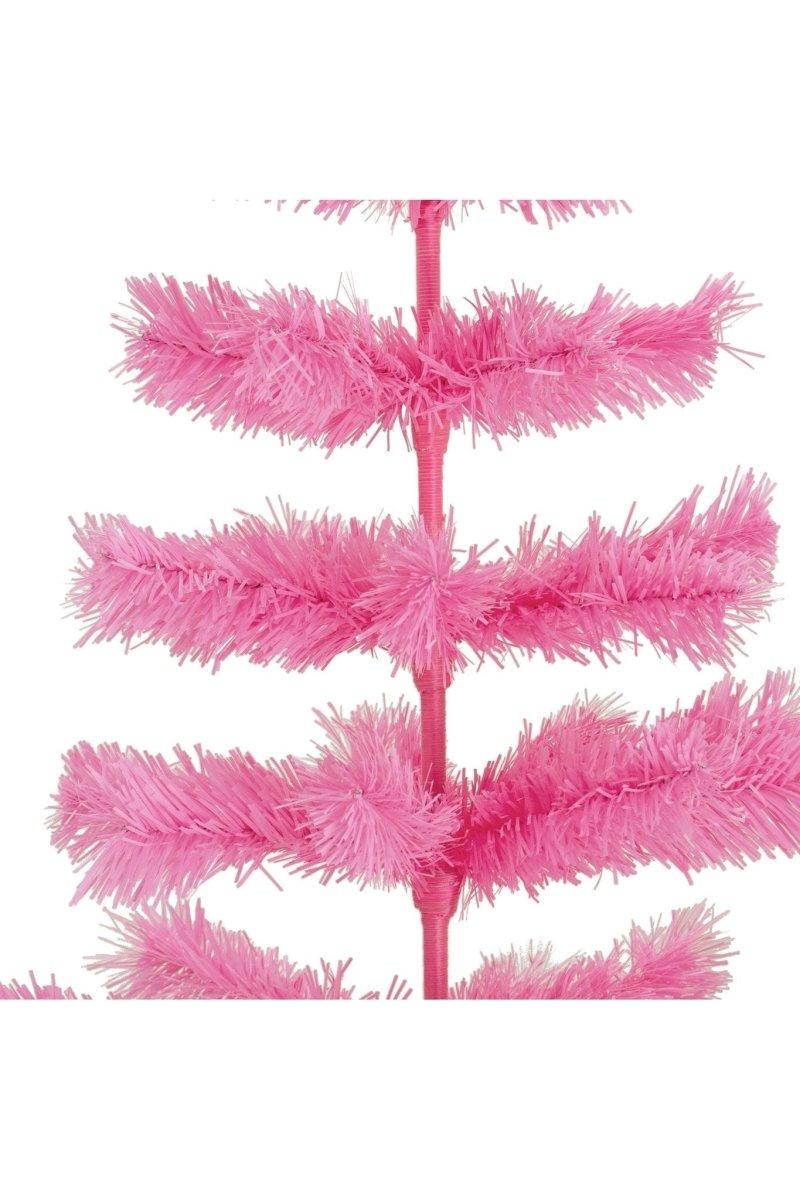 Shop For Pink Tinsel Christmas Tree