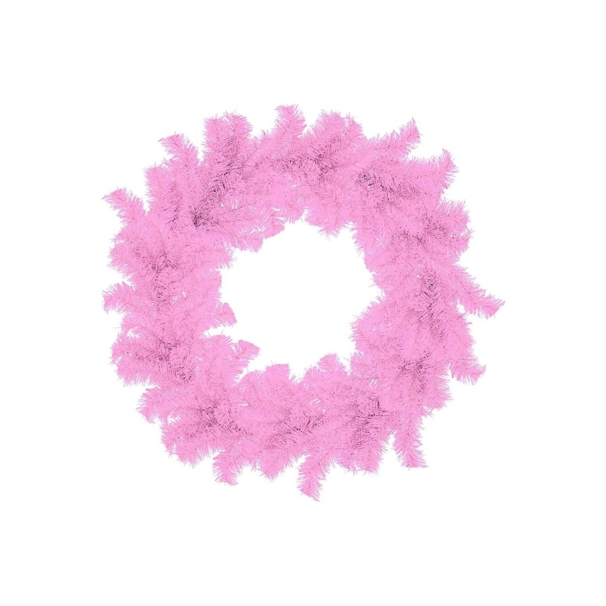 Shop For Pink Tinsel Christmas Wreaths at Michelle's aDOORable Creations