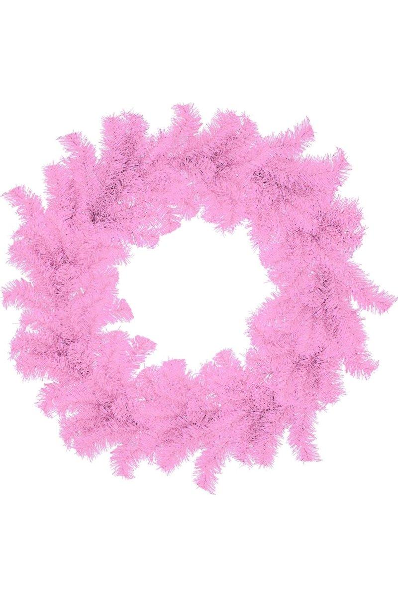 Shop For Pink Tinsel Christmas Wreaths at Michelle's aDOORable Creations