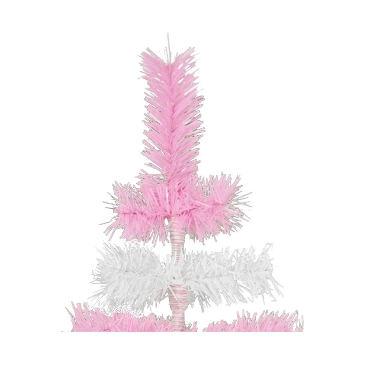 Shop For Pink & White Layered Tinsel Christmas Tree at Michelle's aDOORable Creations