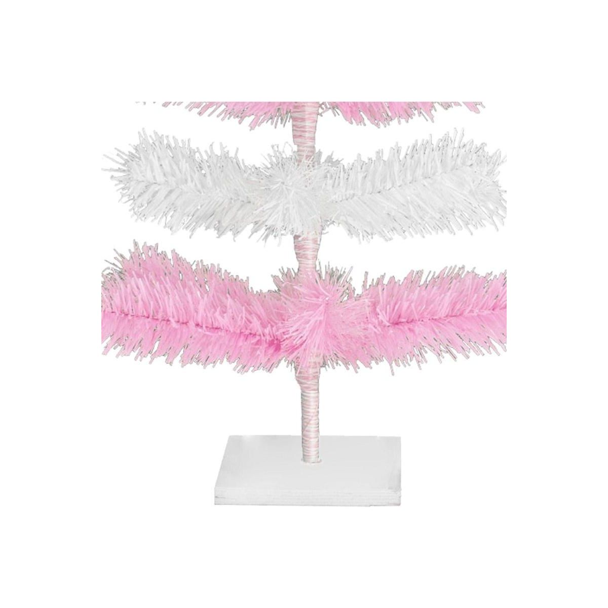 Shop For Pink & White Layered Tinsel Christmas Tree at Michelle's aDOORable Creations
