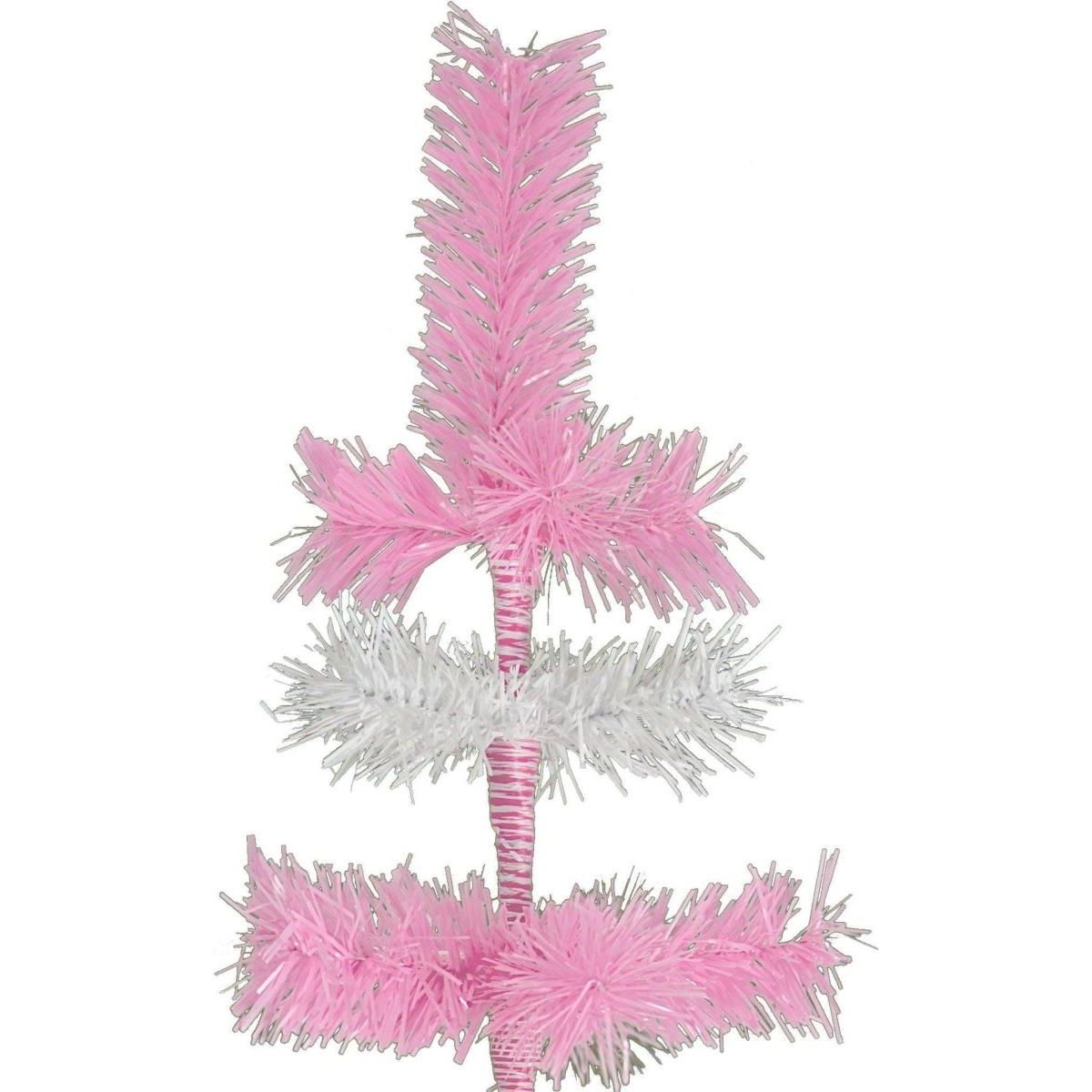 Shop For Pink & White Layered Tinsel Christmas Tree at Michelle's aDOORable Creations