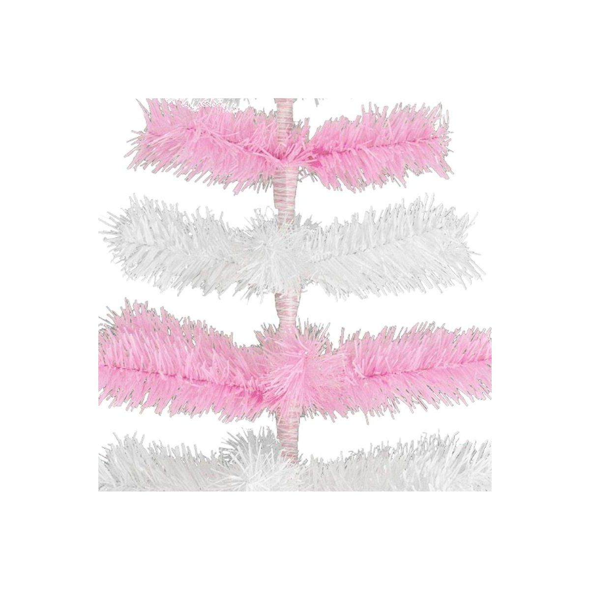 Shop For Pink & White Layered Tinsel Christmas Tree at Michelle's aDOORable Creations