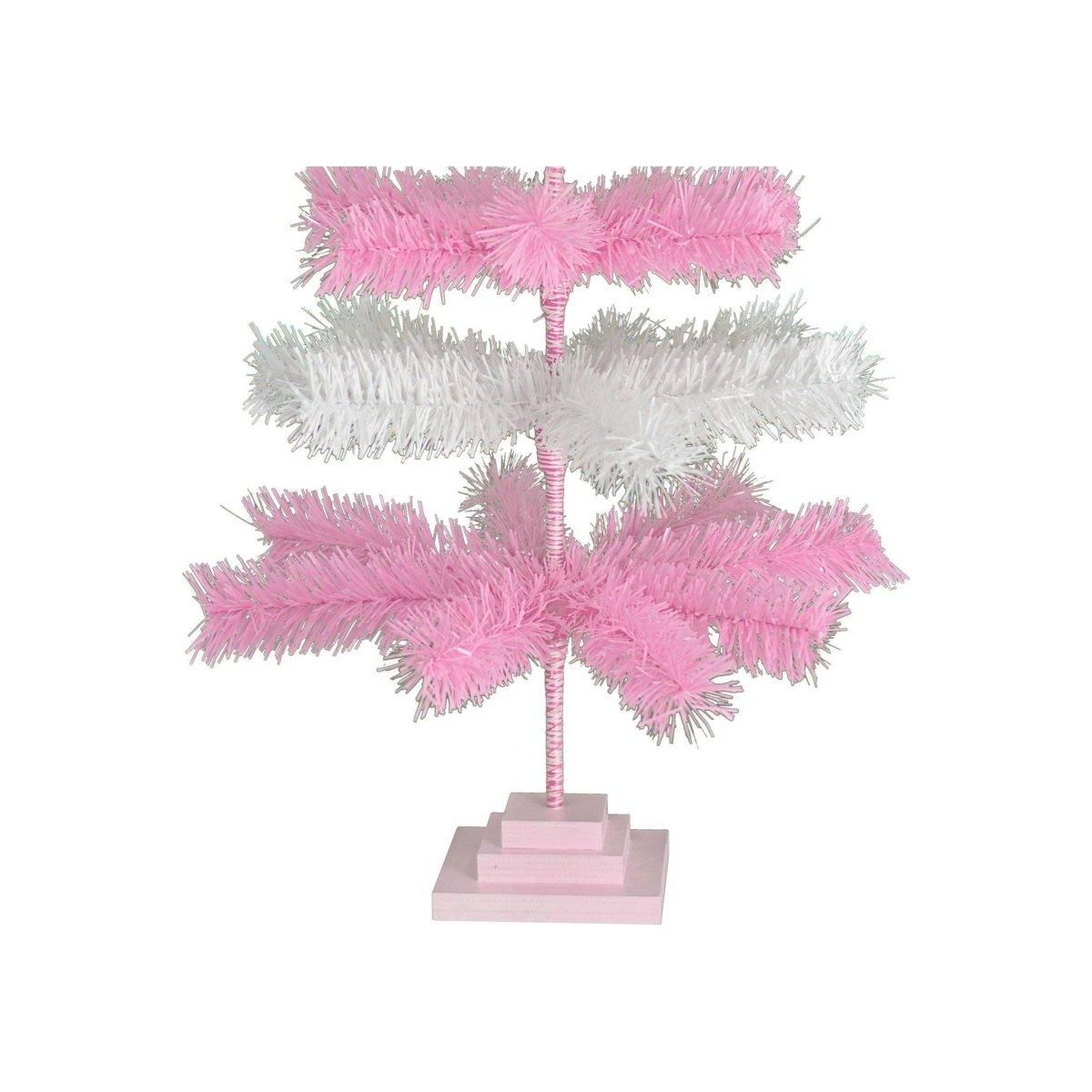 Shop For Pink & White Layered Tinsel Christmas Tree at Michelle's aDOORable Creations
