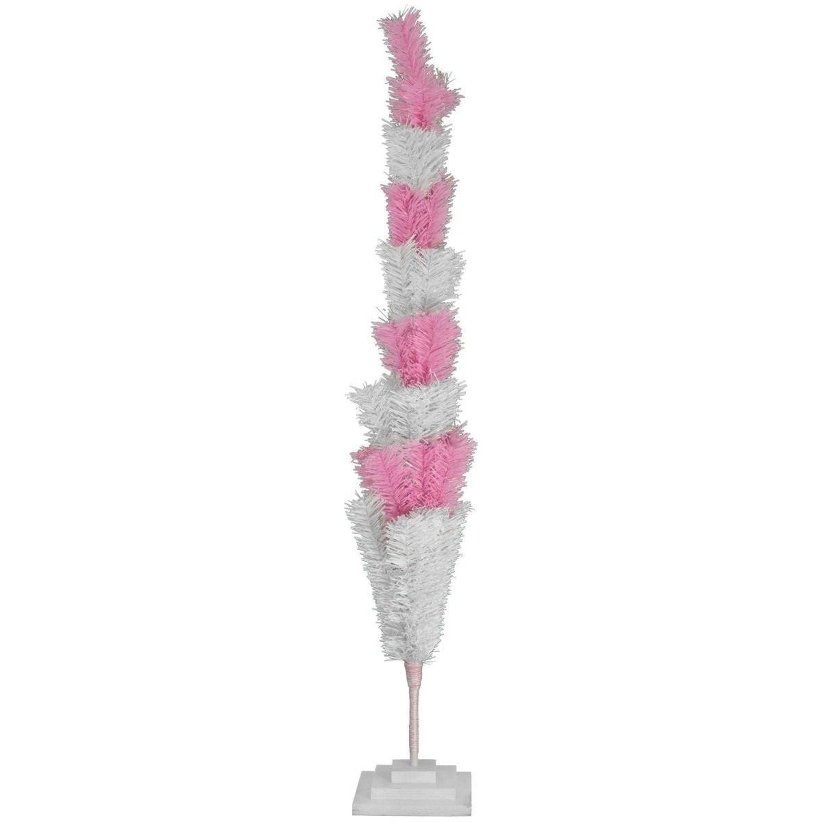Shop For Pink & White Layered Tinsel Christmas Tree at Michelle's aDOORable Creations