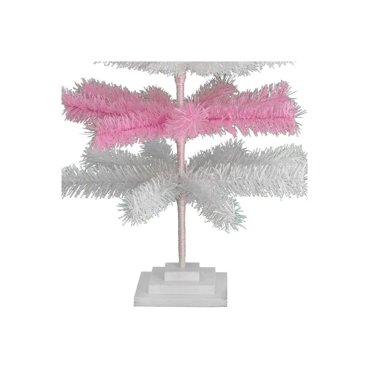 Shop For Pink & White Layered Tinsel Christmas Tree at Michelle's aDOORable Creations