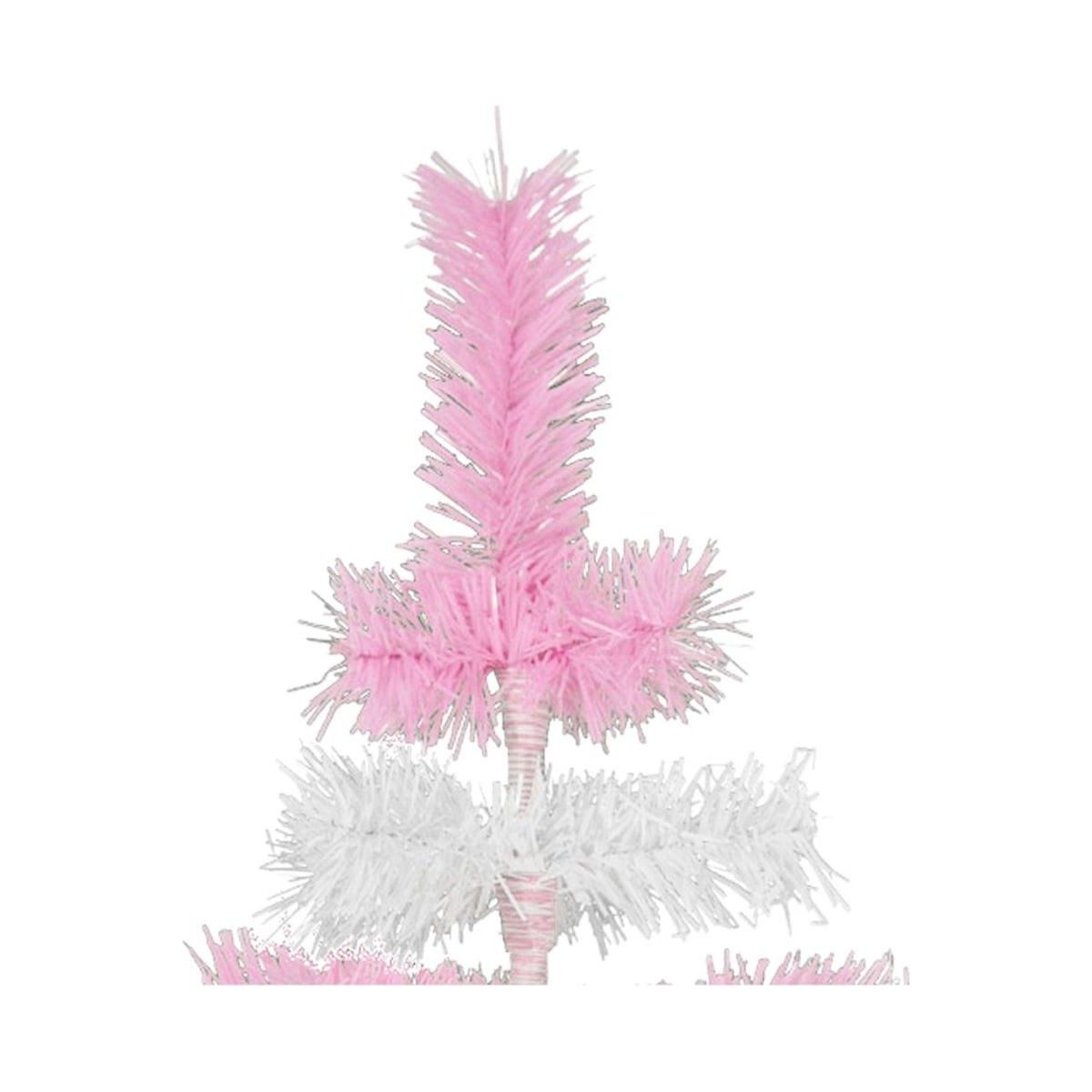 Shop For Pink & White Layered Tinsel Christmas Tree at Michelle's aDOORable Creations