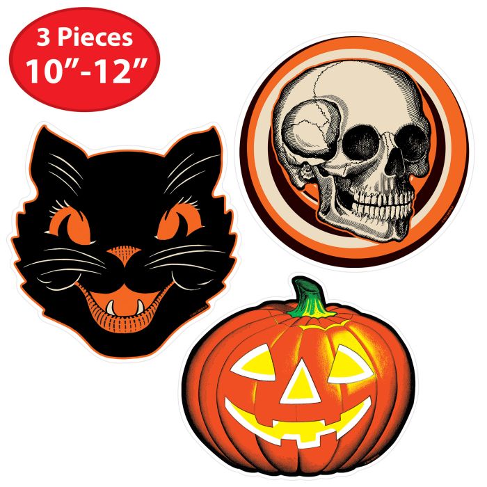 Shop For Plastic Vintage Halloween Cutouts (Set of 3)